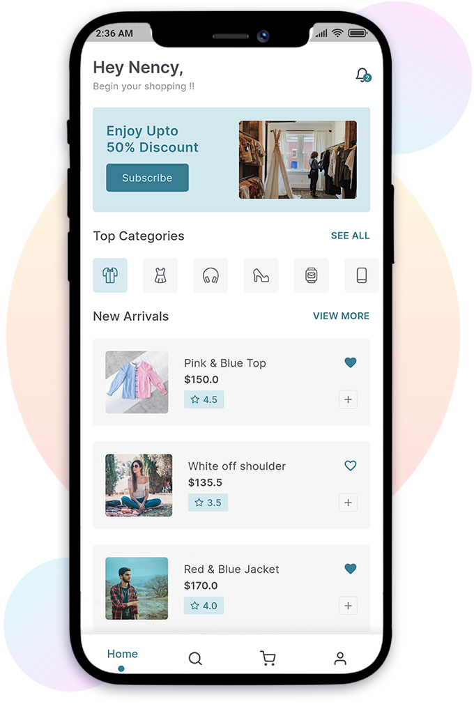 Mobile UI